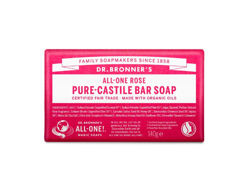 Dottore Bronner's Soap Block Pure Castile Roos