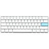 Ducky one 2 pro mini white classic, gaming toetsenbord (wit, us lay-out, cherry mx brown, rgb led, double-shot pbt, quack mechanics, 60%)