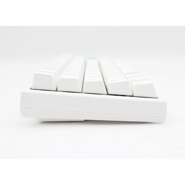 Ducky one 2 pro mini white classic, gaming toetsenbord (wit, us lay-out, cherry mx brown, rgb led, double-shot pbt, quack mechanics, 60%)
