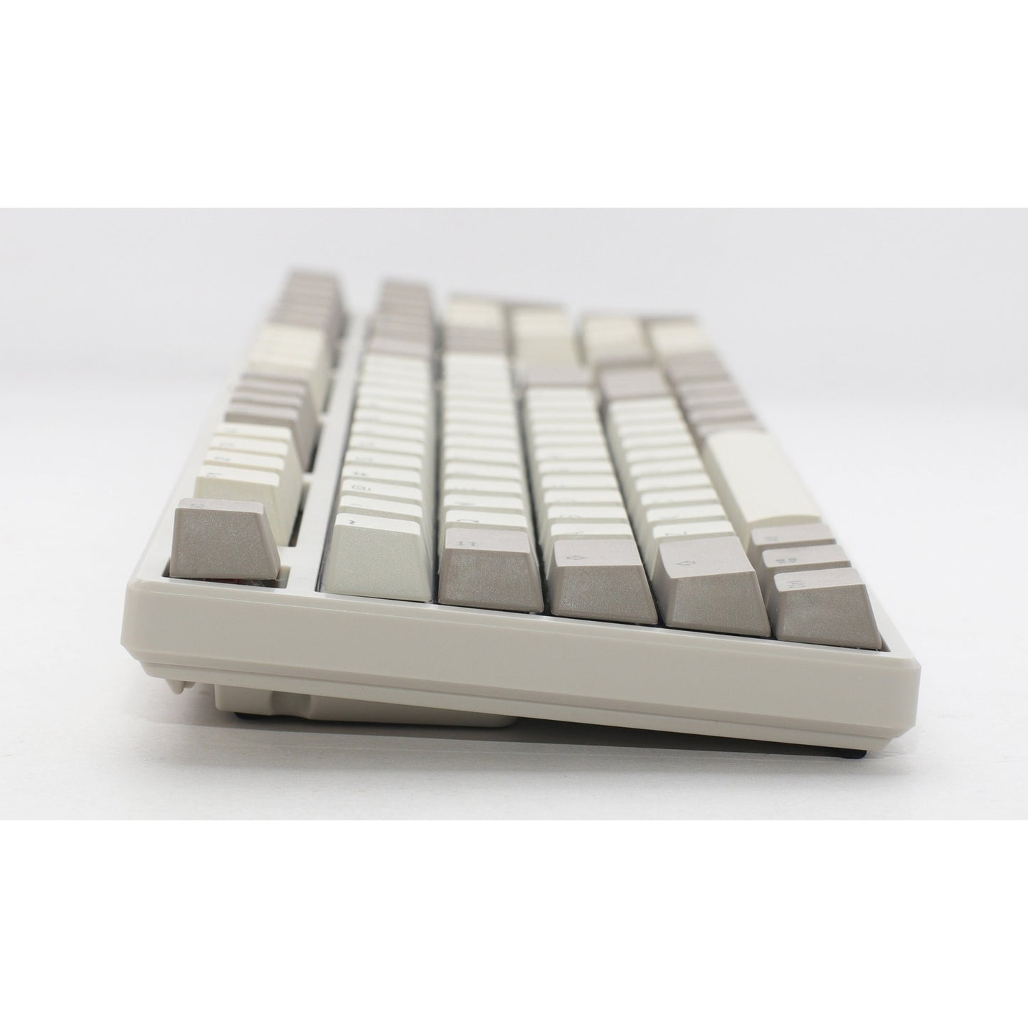 Ducky origin vintage, toetsenbord (grijs, us lay-out, cherry mx blue, hot swap, pbt double-shot keycaps)