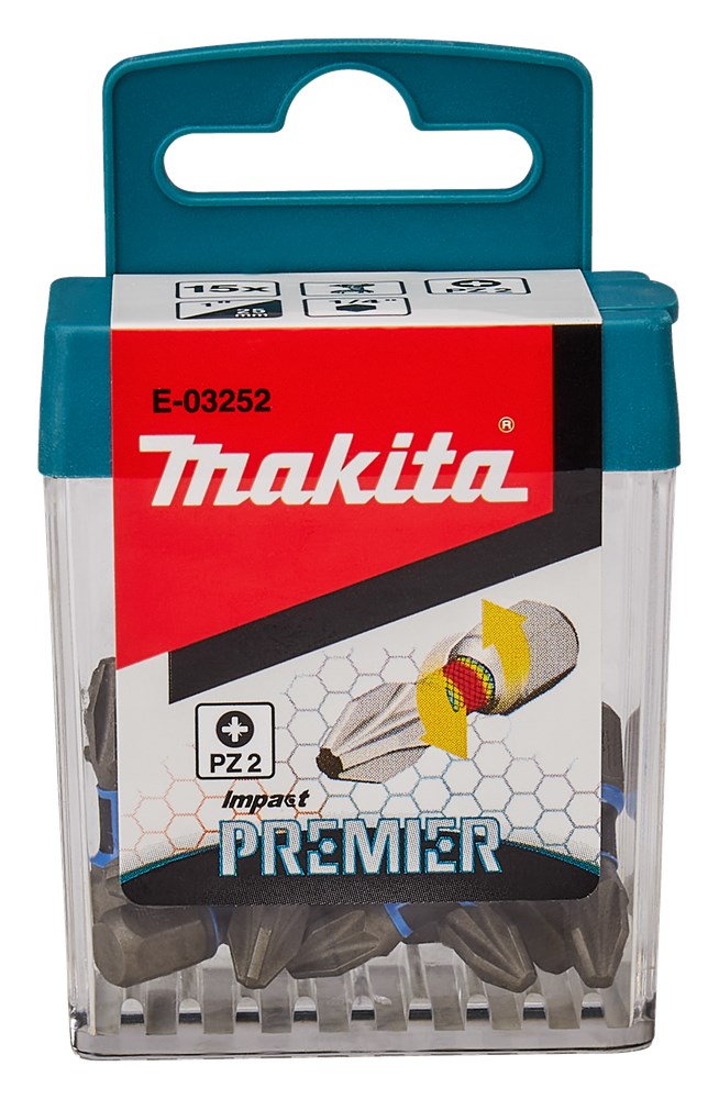 Imp makita accessori slschr.bit pz2x25mm 15s c r - e-03252