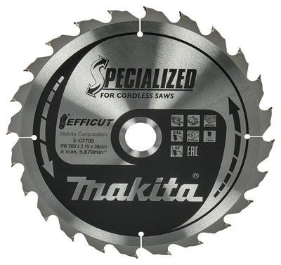 Lama per sega circolare Makita per legno - e-07705