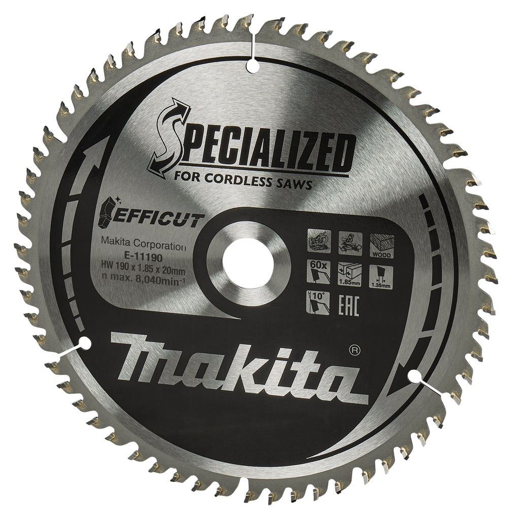 Accesorios Makita hoja de sierra tronzadora para madera - e-11190