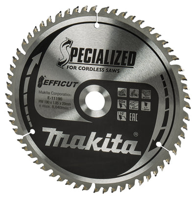 Accesorios Makita hoja de sierra tronzadora para madera - e-11190