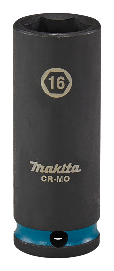 Bussola a impatto Imp Makita act nera, lunga 3 8 16 mm - e-16330