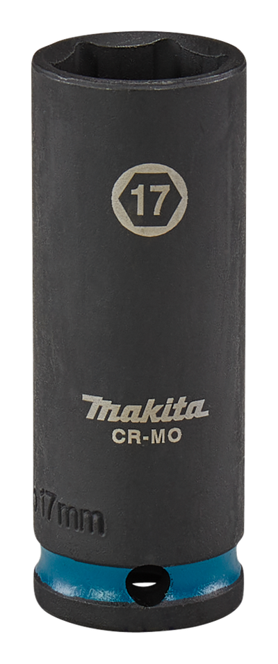 Bussola a impatto Imp makita act nera, lunga 3 8 17 mm - e-16346