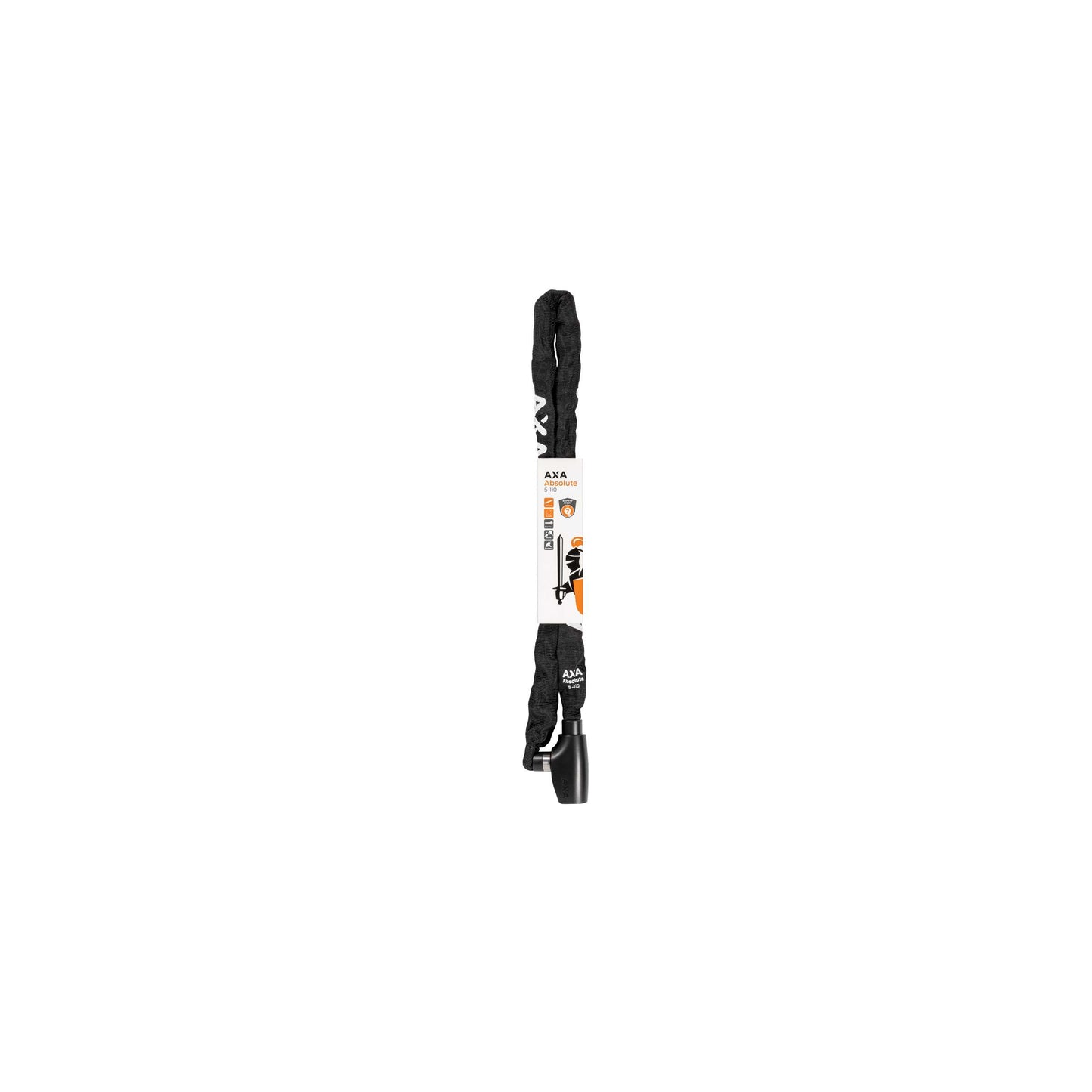 Blocco a catena AXA Assoluta 5-110 cm nero
