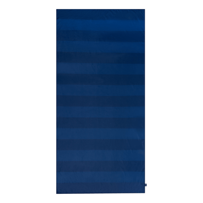 Strisce vibranti | Asciugamano in microfibra blu 180 x 90 cm