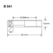 Enduro bearings b 541 max - abec 3 max (radial) - 1 1 16''x1,5''x9 32'' - afbeelding 2