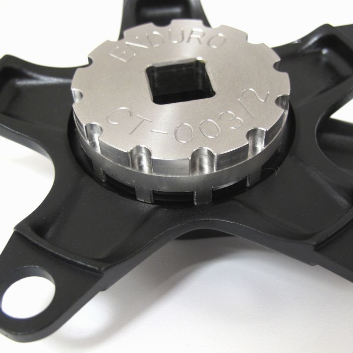 Attrezzo per ghiera compatta per guarnitura con rotore per cuscinetti Enduro - perni da 30 mm