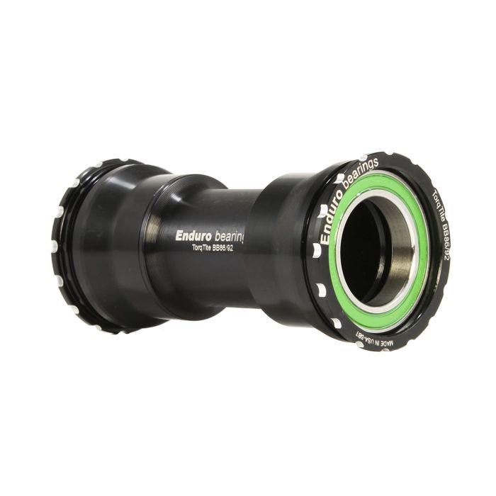 Rodamientos de pedalier torqtite enduro - bb86 92 a 24 mm - a c ss - negro
