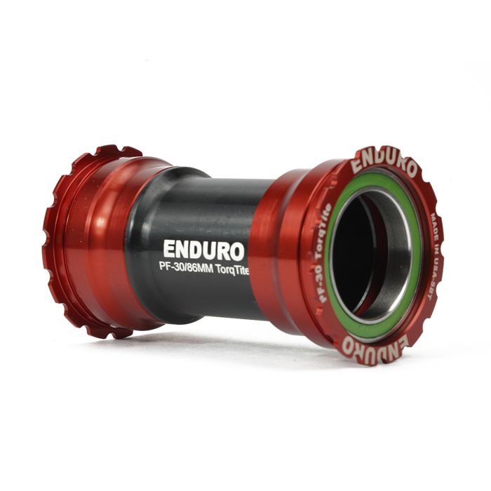 Rodamientos de pedalier torqtite enduro - bb386 a 30 mm - a c ss - rojo