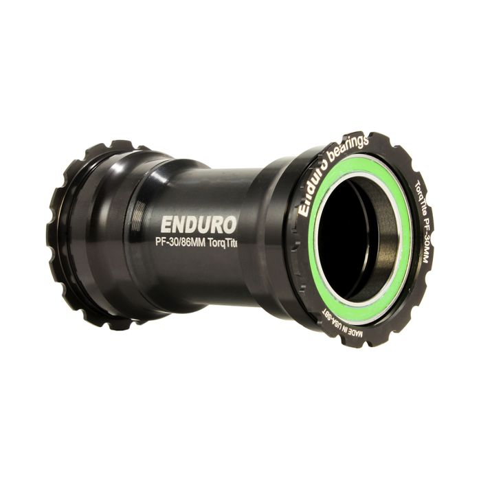 Rodamientos de pedalier torqtite enduro - bb386 a 30 mm - a c ss - negro