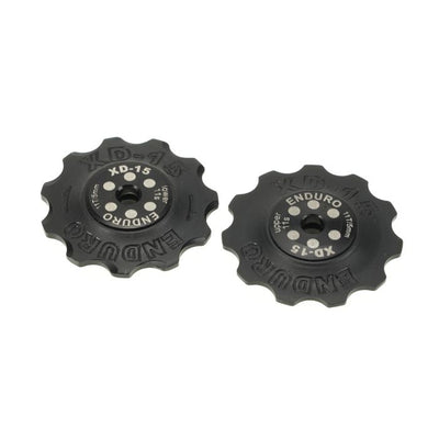 Set ruote jockey con cuscinetti enduro xd-15 - shimano - 11 velocità - nero