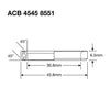 Enduro Lower Balnem ACB 4545 BO 36.8x45.8x6.5 (45x45 °)