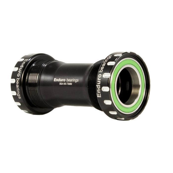 Rodamientos enduro bsa eje de pedalier de 68 mm a 24 mm - a c ss - negro