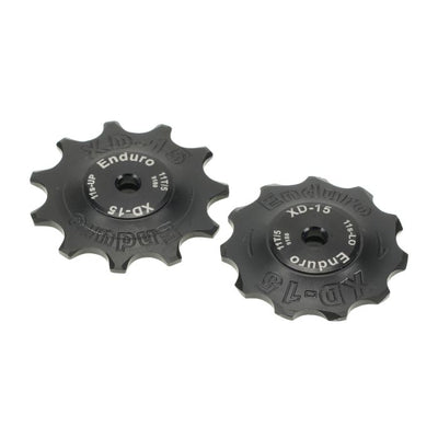 Set ruote jockey con cuscinetti enduro xd-15 - shimano dura ace - 11 velocità - nere