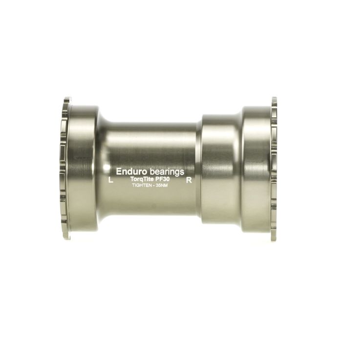 Rodamientos de enduro torqtite pedalier - pf30 to dub - inox - grafito