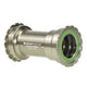 Eje de pedalier torqtite con rodamientos enduro - bb386 a 30 mm - inox - grafito