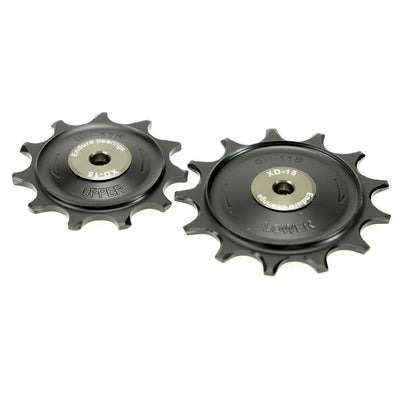 Set ruote jockey con cuscinetti enduro xd-15 - shimano grx - 11 velocità 1x - nero