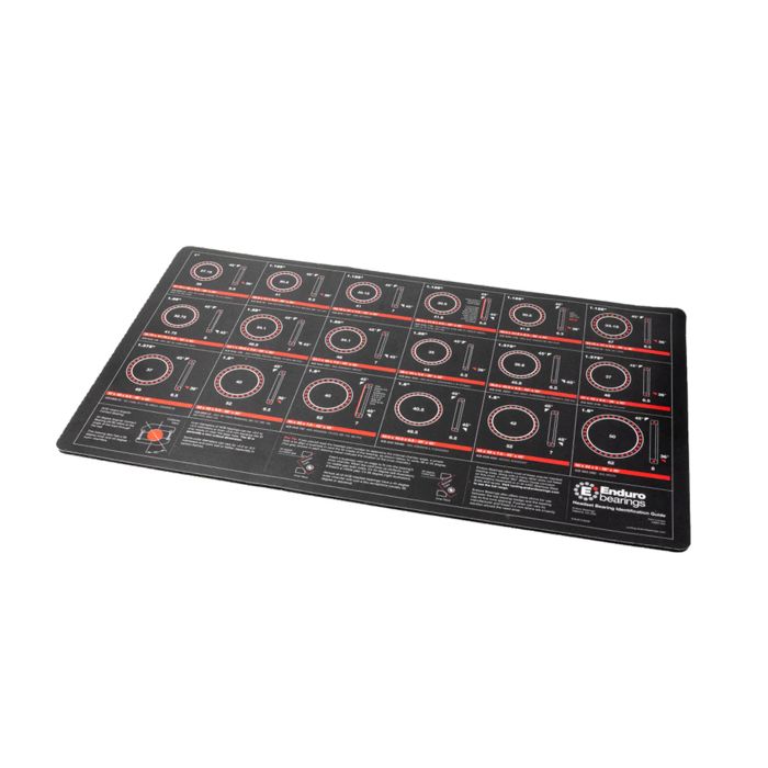 Rodamientos Enduro, banco de trabajo mecánico, auriculares con rodamiento, alfombrilla de identificación