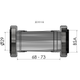 Trapas Elvedes SRAM DUB BSA voor Race MTB