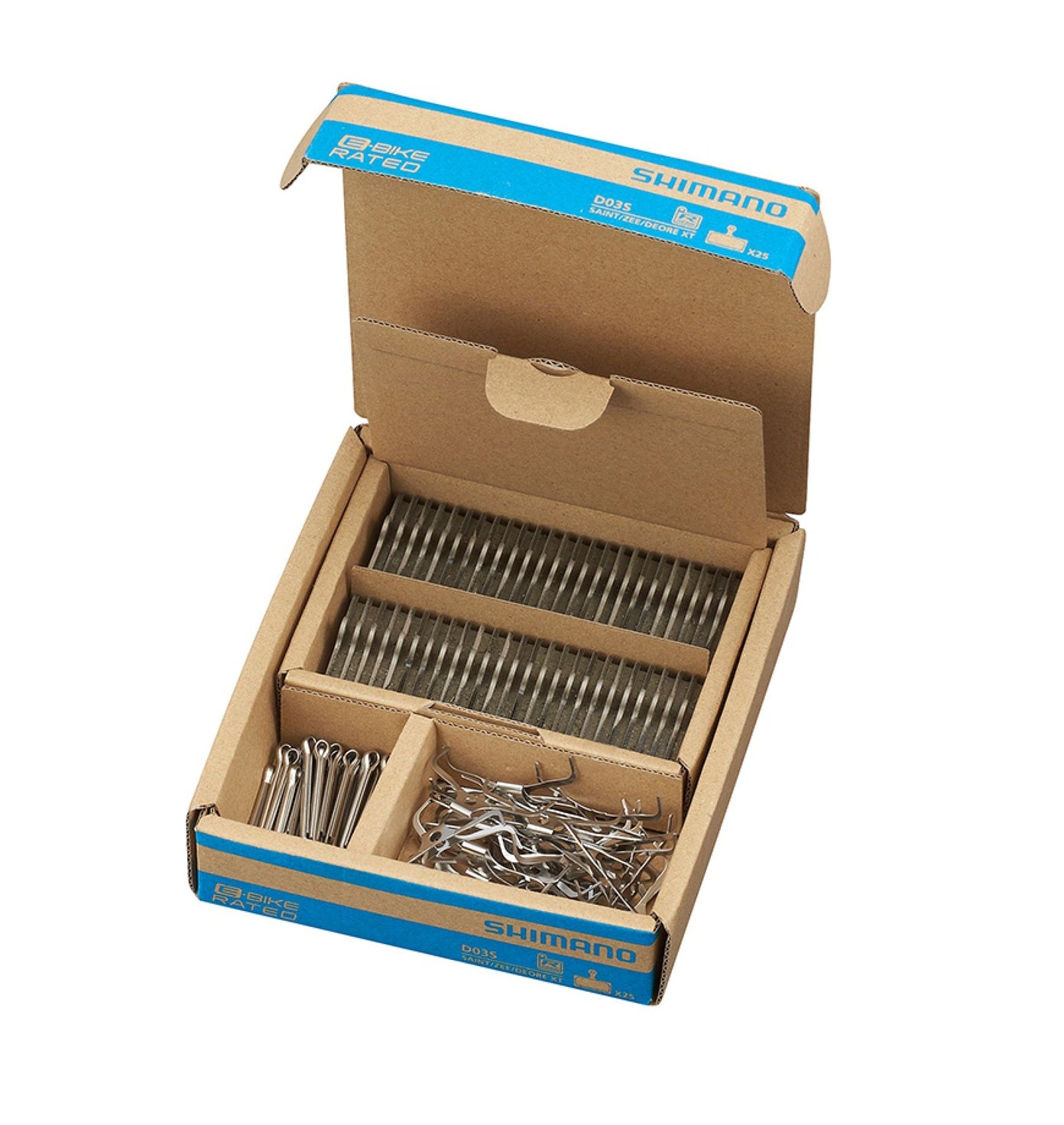 Shimano d03s resin disc brake pads (25 workshop pack)