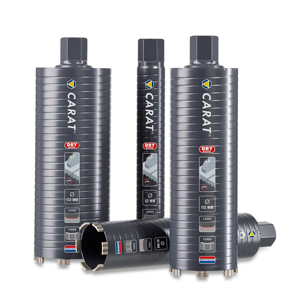 Punta diamantata laser carati cemento secco ø62x300x5 4 unc - ed06230020 - ed06230020