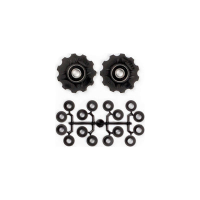 desviador ruedas 11 dientes 7-11V negro 2 piezas
