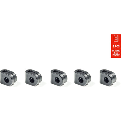 Clip di montaggio in plastica Eurofender per parasole (5 pezzi)