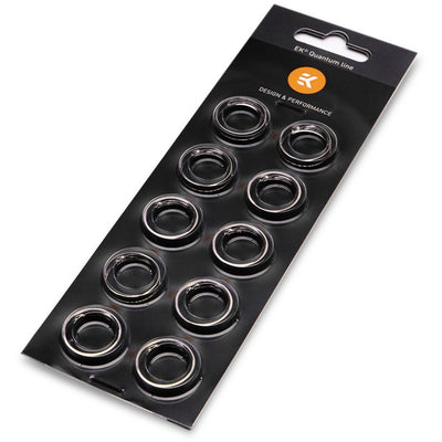 Ekwb ek-torque htc-16 color rings pack - nickel waterkoeling (10 st)