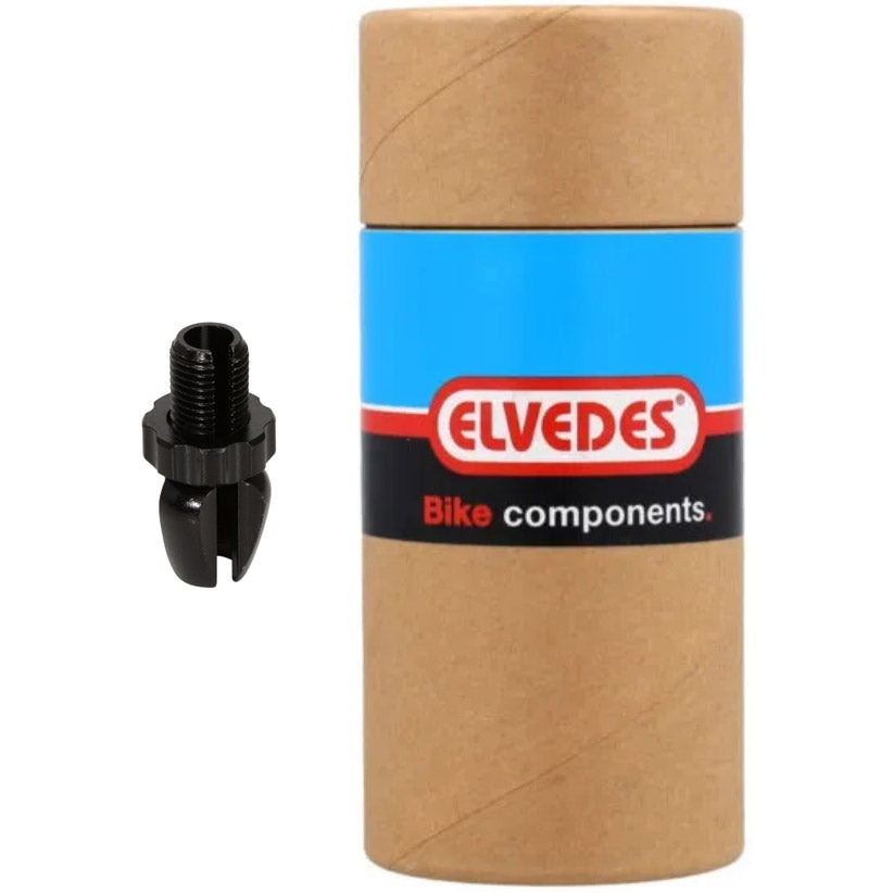 Elvedes perno ajuste cable m10 aluminio negro (10)
