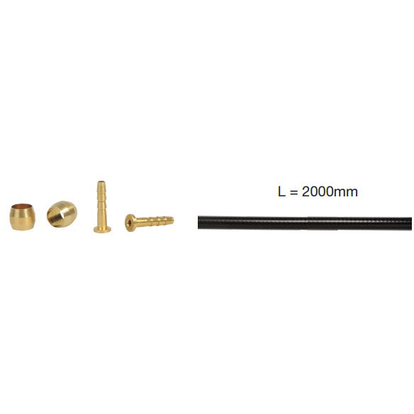 Tusino freno Elvedes BH59 Extra flessibile 2M nero