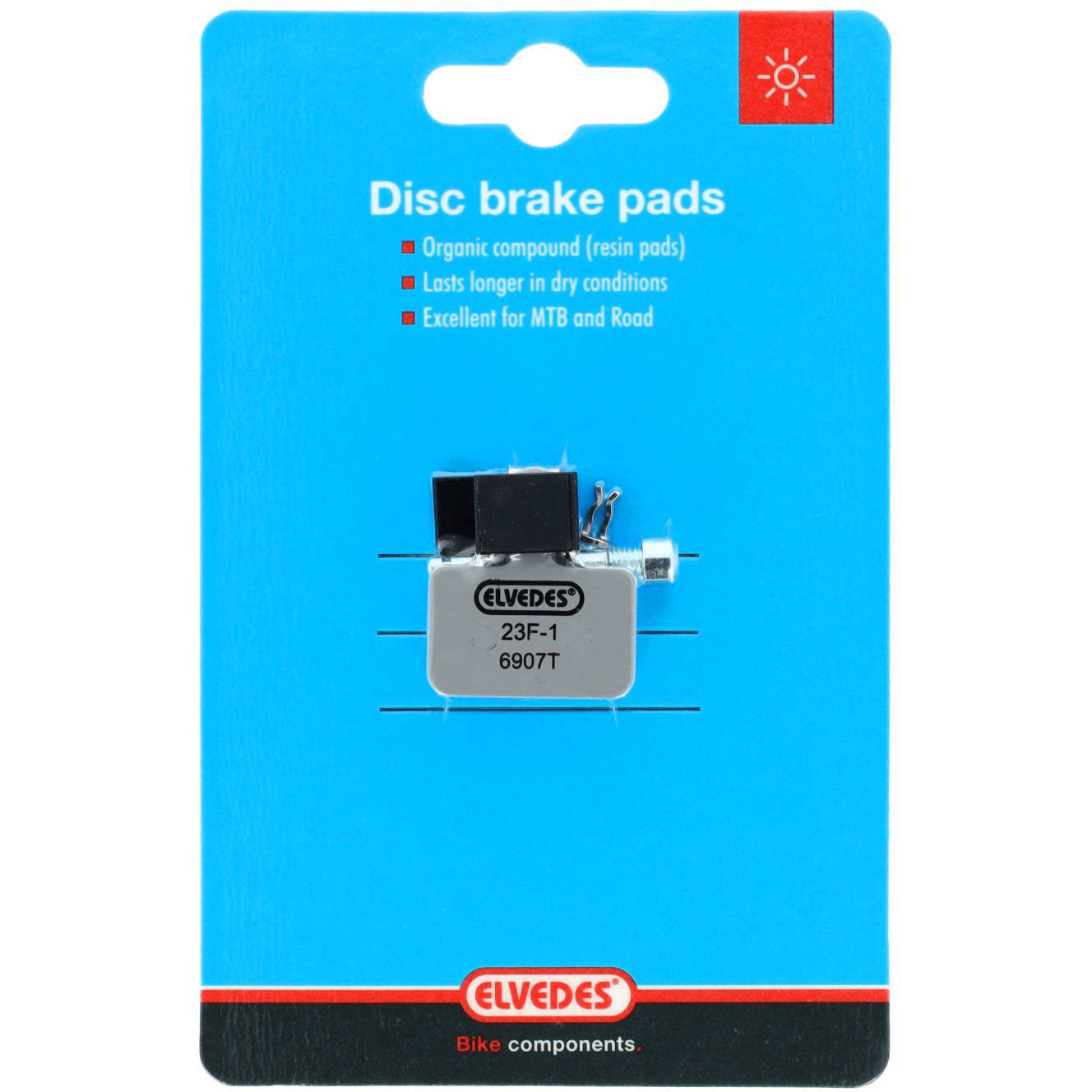 Bloques de freno de disco Elvedes Shimano | 6907t | gris