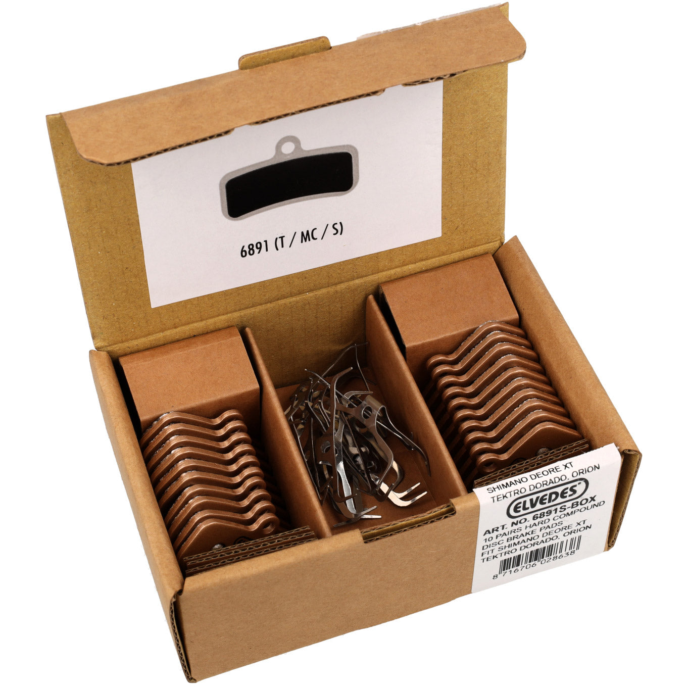 Bloques de freno de disco Elvedes 6891 Hard (10PR)