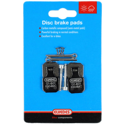 Bloques de freno de disco Elvedes 6904MC Medio (2PR)
