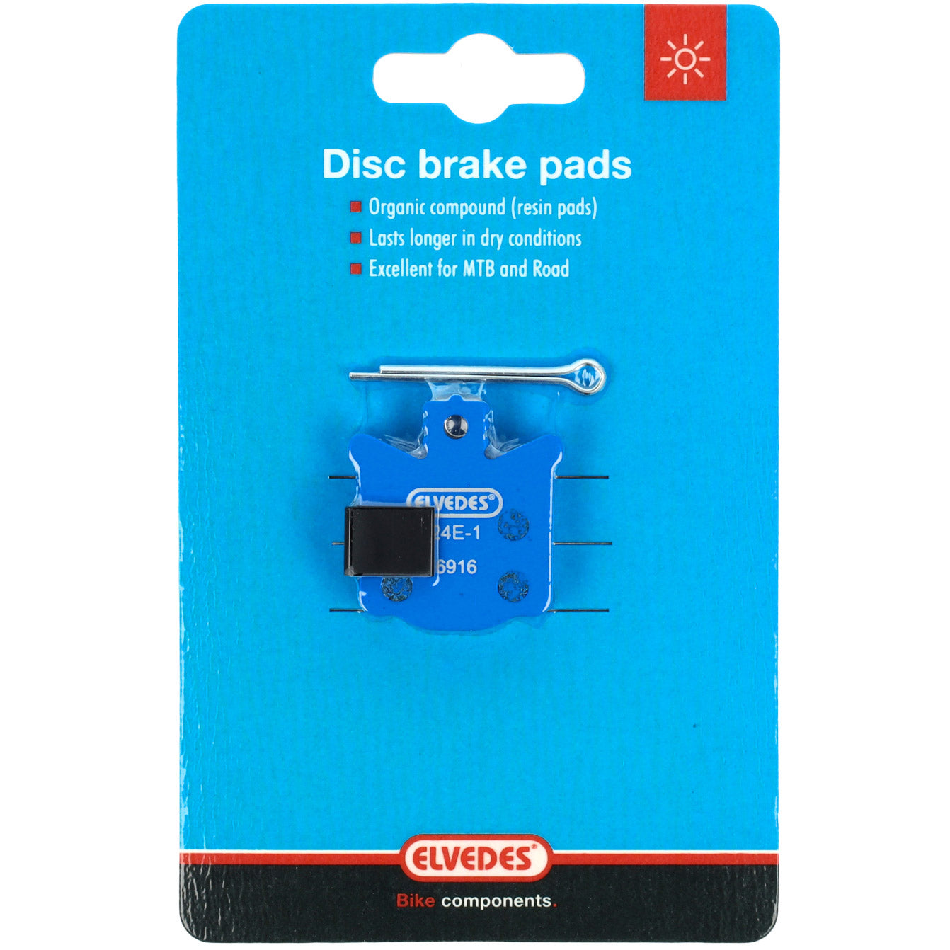 Bloques de freno de disco de Elvedes 6916 suave
