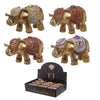 Mini glitter Happiness Elephant Incenso Holder