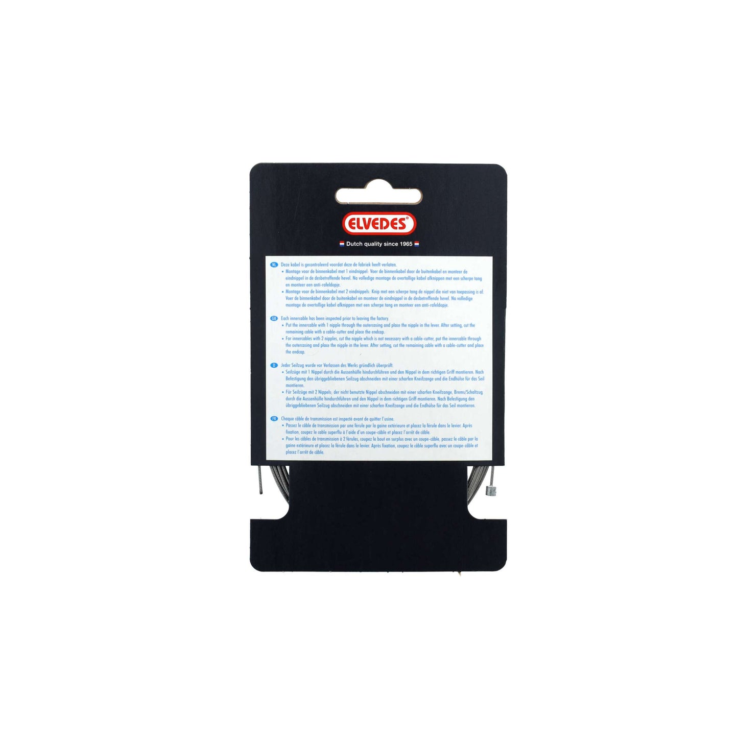 Elvedes Switching Cable de 4000 mm de acero inoxidable Niple 2021057