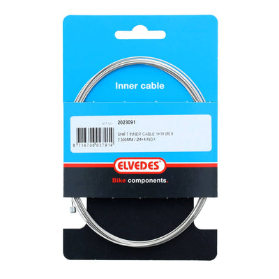 Elvedes Switch Cable interno Ø0.9 mm 2500 mm Nø4x4 Acero inoxidable