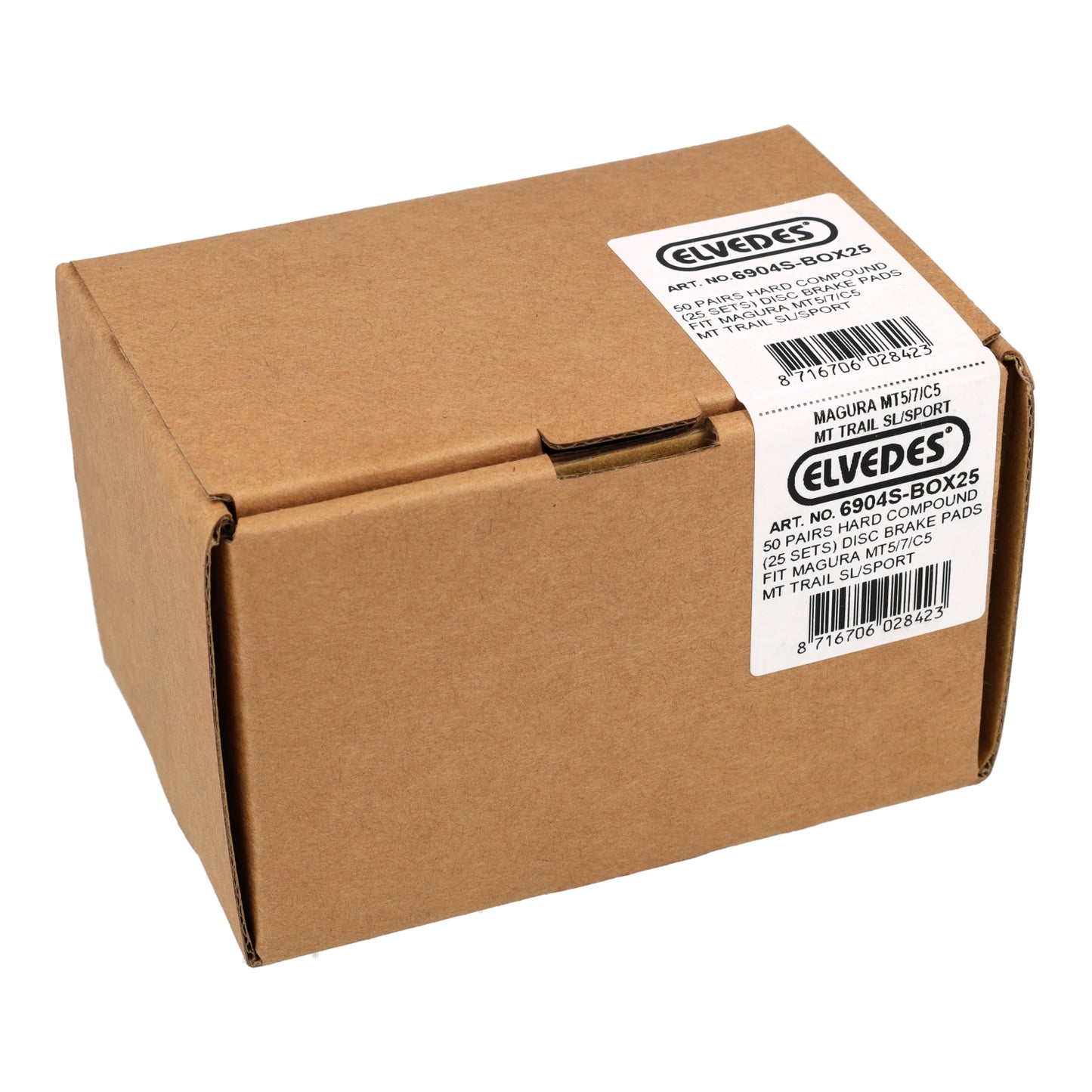 Bloque de freno de disco Elvedes 6904S duro (50º)