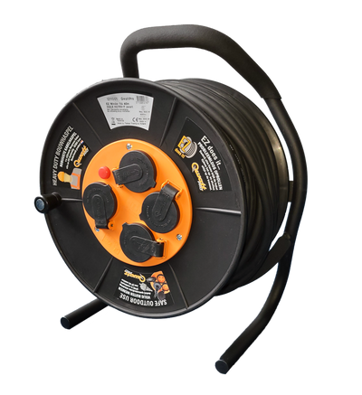 Avvolgicavo Qwattpro 40mt 3x2,5 er-300ez 4 vie