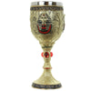 Calice egiziano decorativo d'oro
