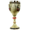 Calice egiziano decorativo d'oro
