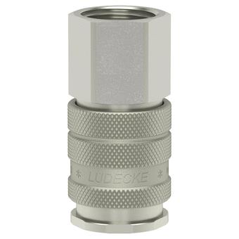 Lüdecke ludecke attacco rapido 3 4 filettatura femmina dn10 | Pezzi da 5 pezzi