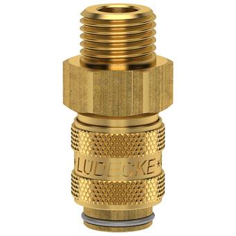 Lüdecke ludecke attacco rapido 1 8 filettatura maschio dn5