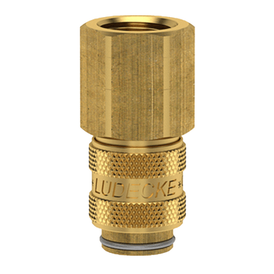 Lüdecke ludecke attacco rapido con valvola dn5 1 8 filettatura femmina
