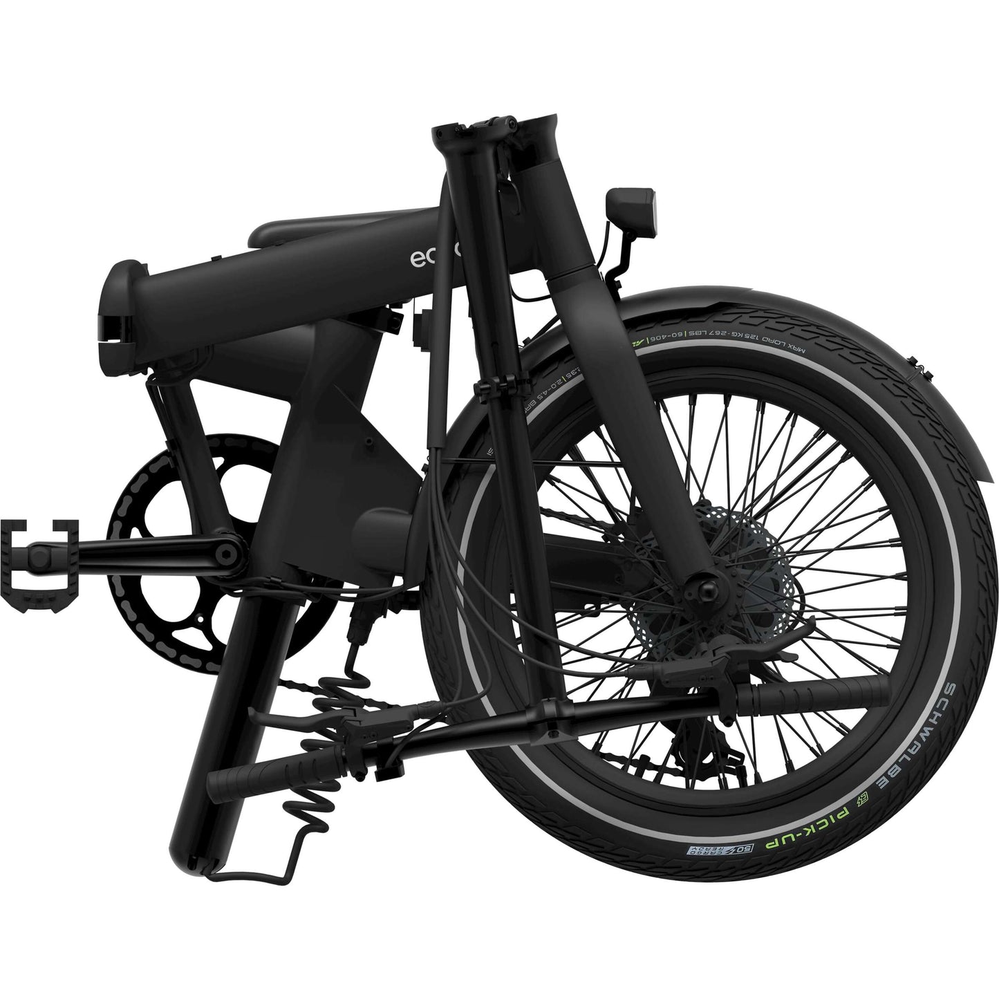 Eovolt Electric Bike Pleging Bike Tarde 20 Orígenes V3 Negro