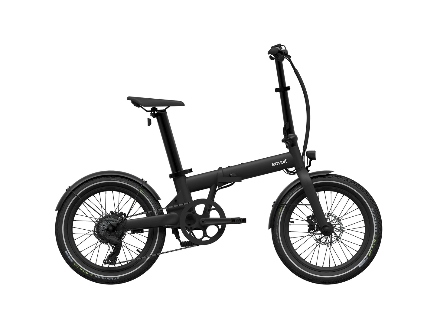 Eovolt Electric Bike Pleging Bike Tarde 20 Orígenes V3 Negro