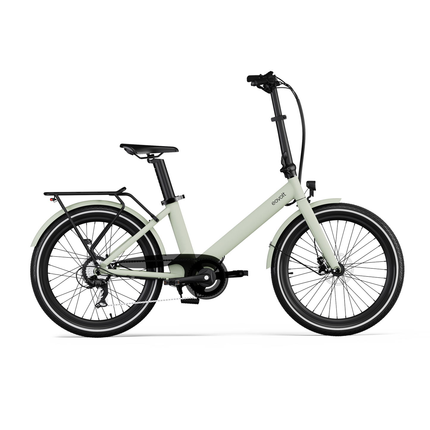 Eovolt Electrical Compact Bike Evening 24 V2 Verde